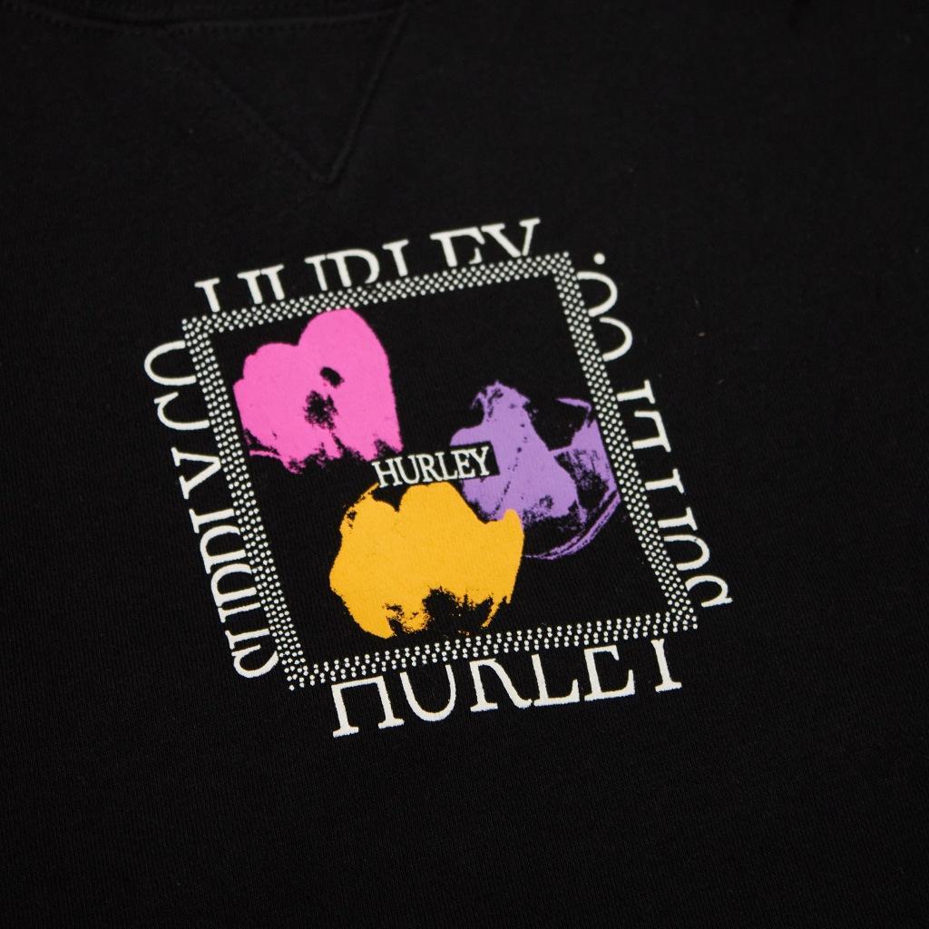 Sweat-shirt Hurley Modèle Mono Crew Couleur Noir 3/5