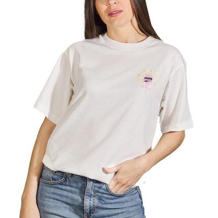 T-shirt Puma Modell Relaxed Graphic Tee Farbe Weiß