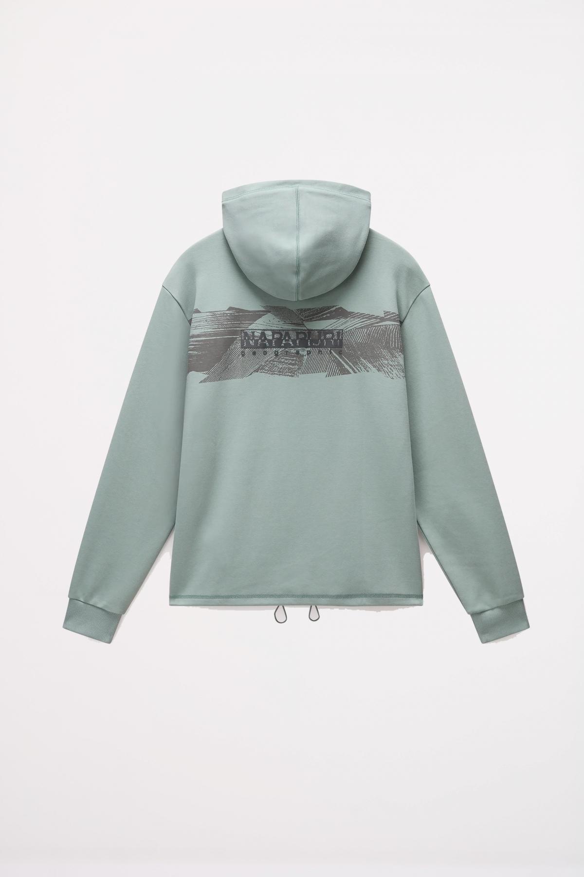 Napapijri Herren Zip Hoodie Vanni grün 5/5