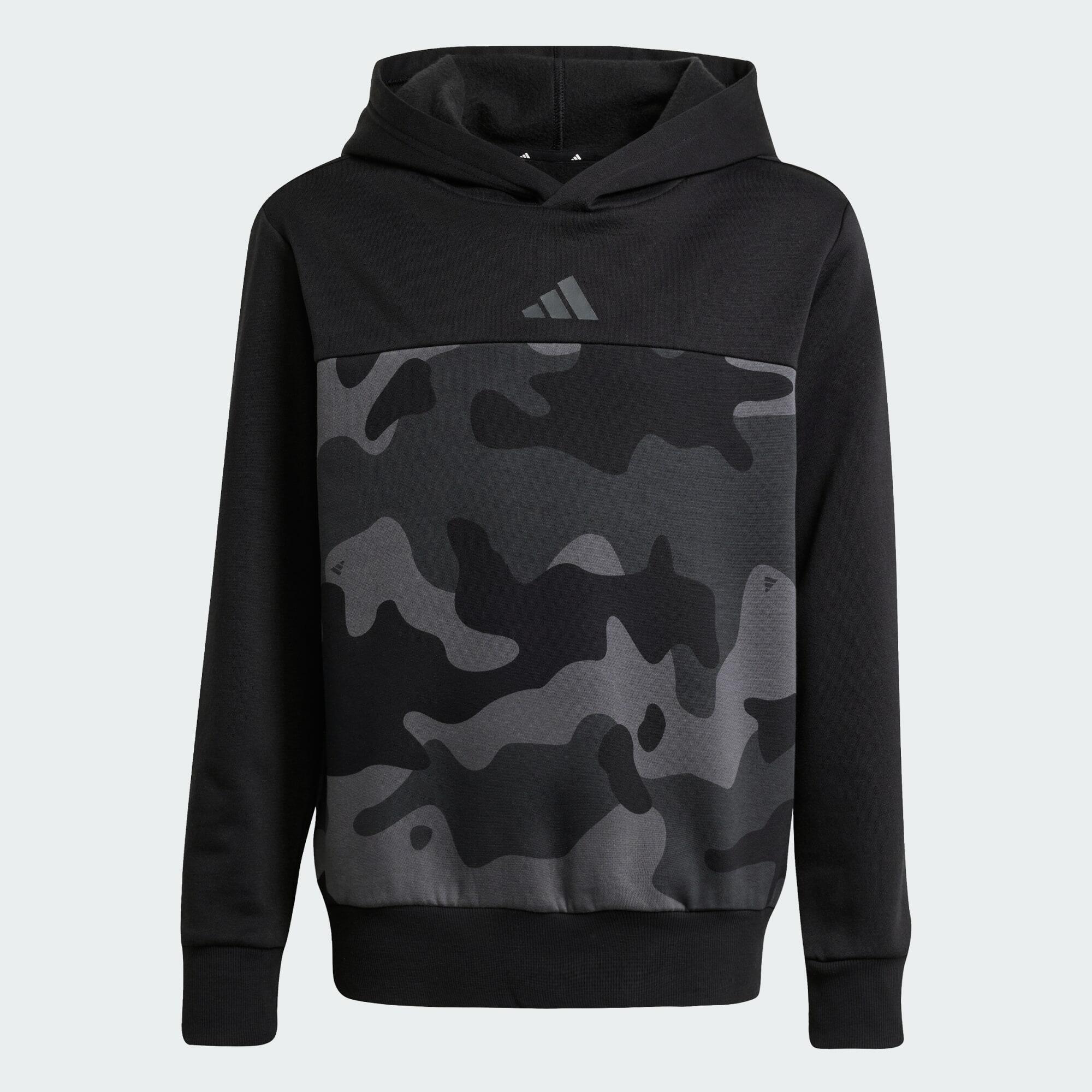 Felpa con cappuccio Bambini Essentials Stagionale in Pile Camo 2/7