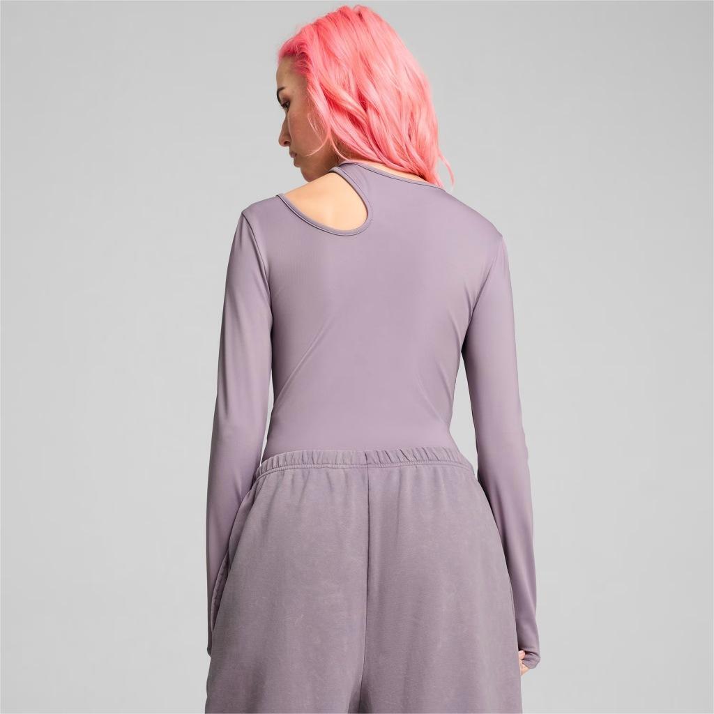 T-Shirt Puma Modelo Dare To Bodysuit Cor Violeta 3/5