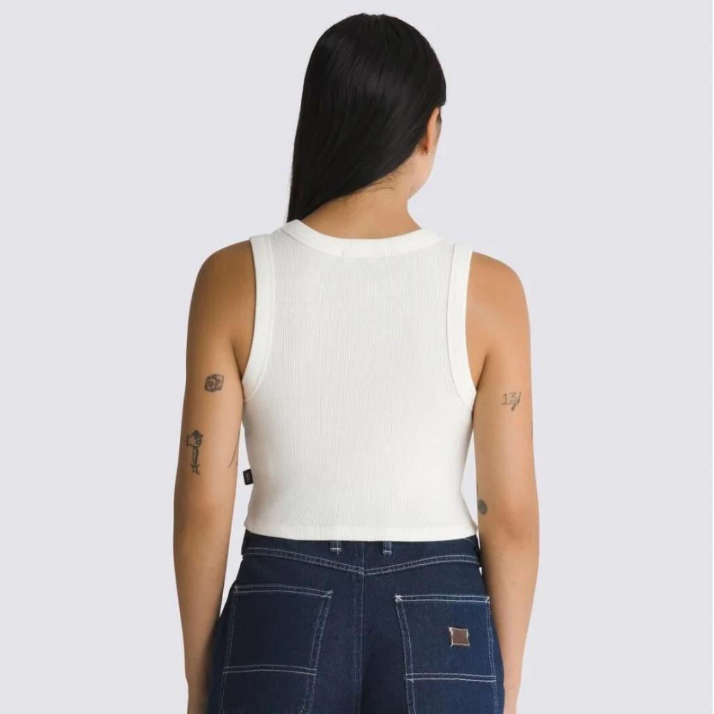 Vans Modèle Drew Rib Tank Couleur Blanc 3/5
