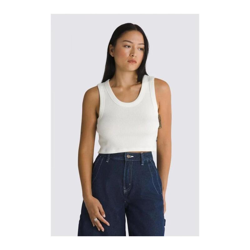 Vans Model Drew Rib Tank Culoare Alb