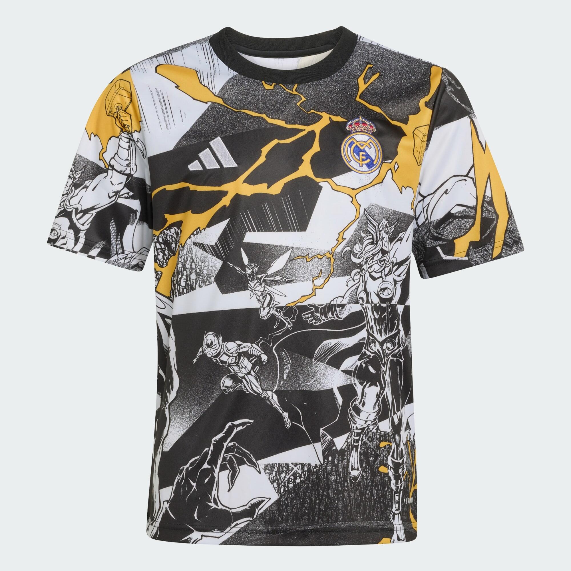 adidas Real Madrid Avengers 25/26 Aufwärmtrikot für Kinder 2/6