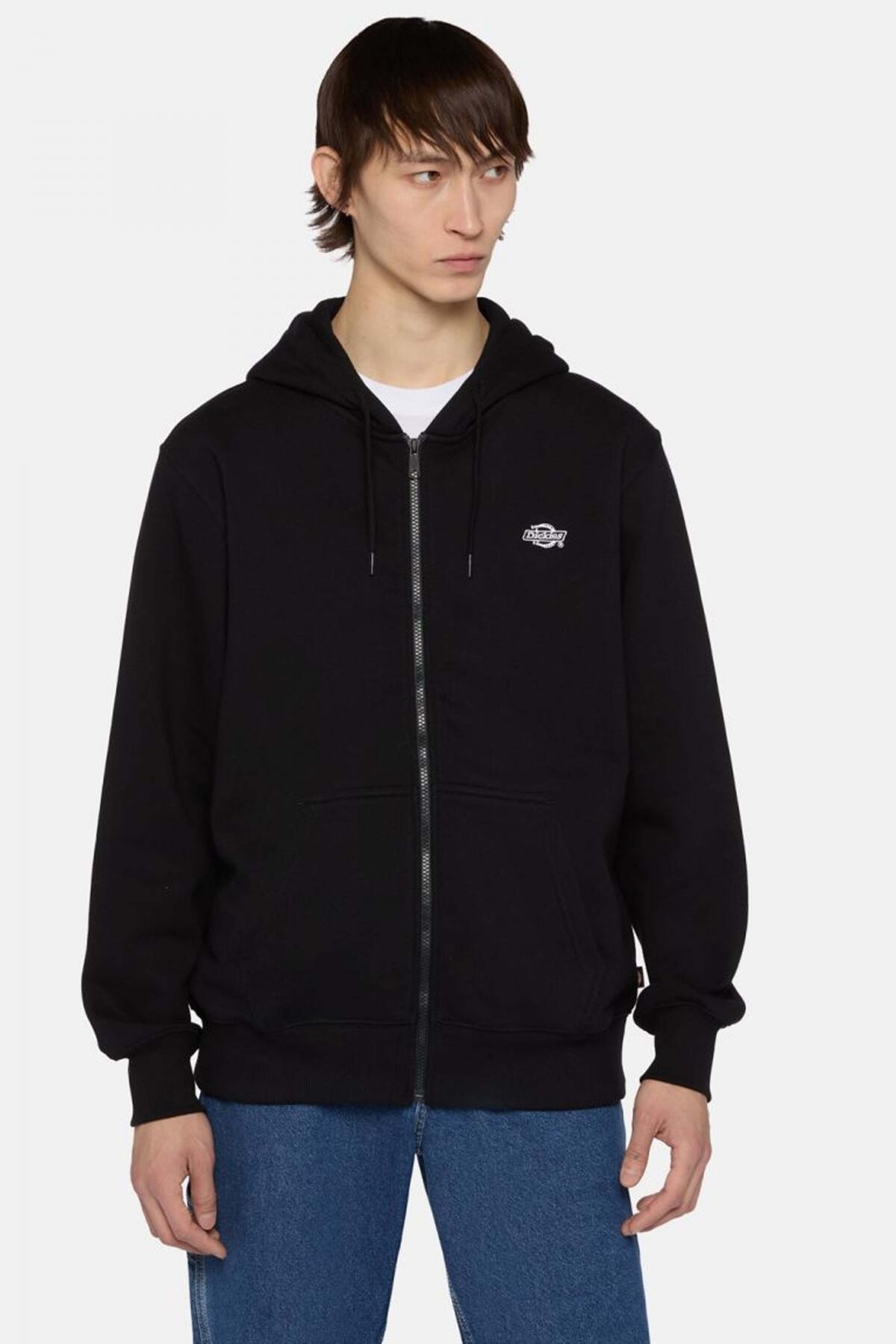Sweatshirt Dickies Model Summerdale Kleur Zwart 5/5