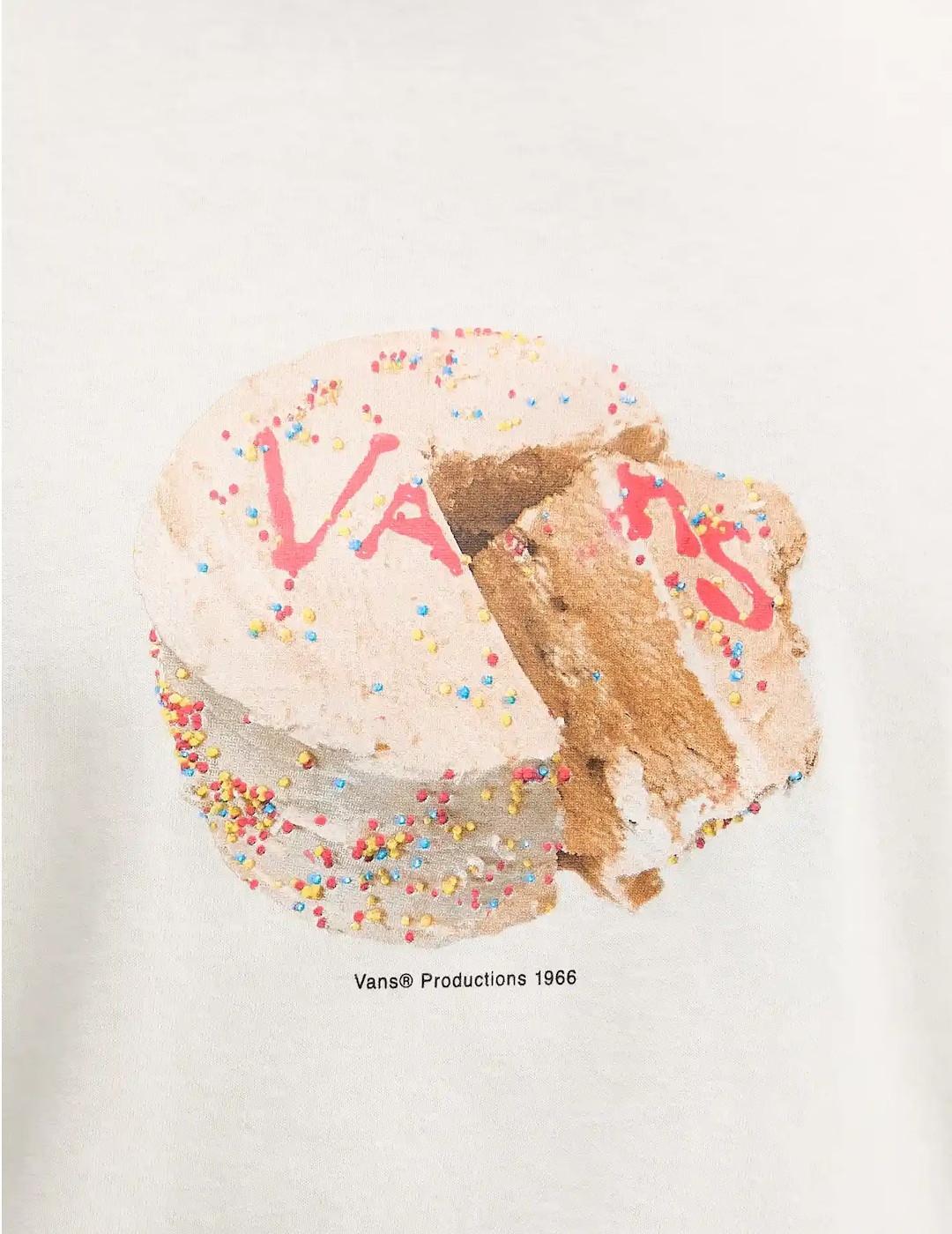 Maglietta da uomo Vans Caked marshmallow Bianca 4/5
