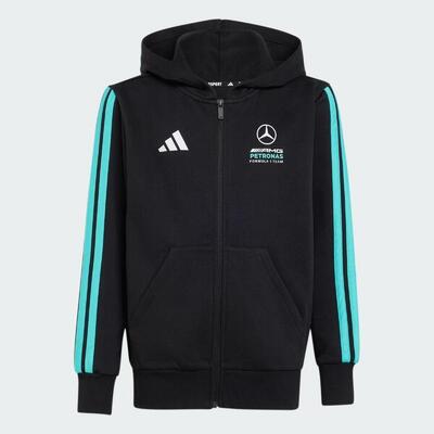 FELPA CON CAPPUCCIO FULL ZIP MERCEDES-AMG PETRONAS FORMULA 1 TEAM DNA