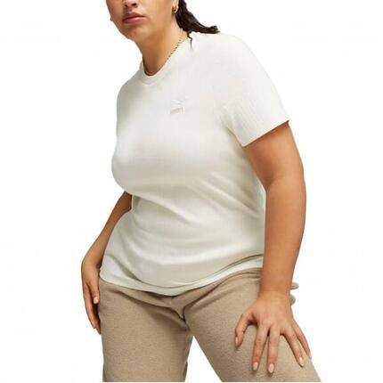 Camisetas Mujer Puma Classics Ribbed Slim