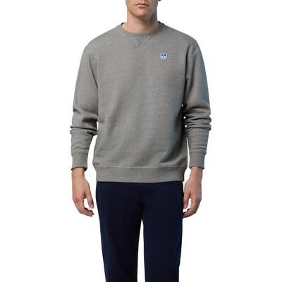 Felpa North Sails Modello Crewneck Sweatshirt Colore Bianco