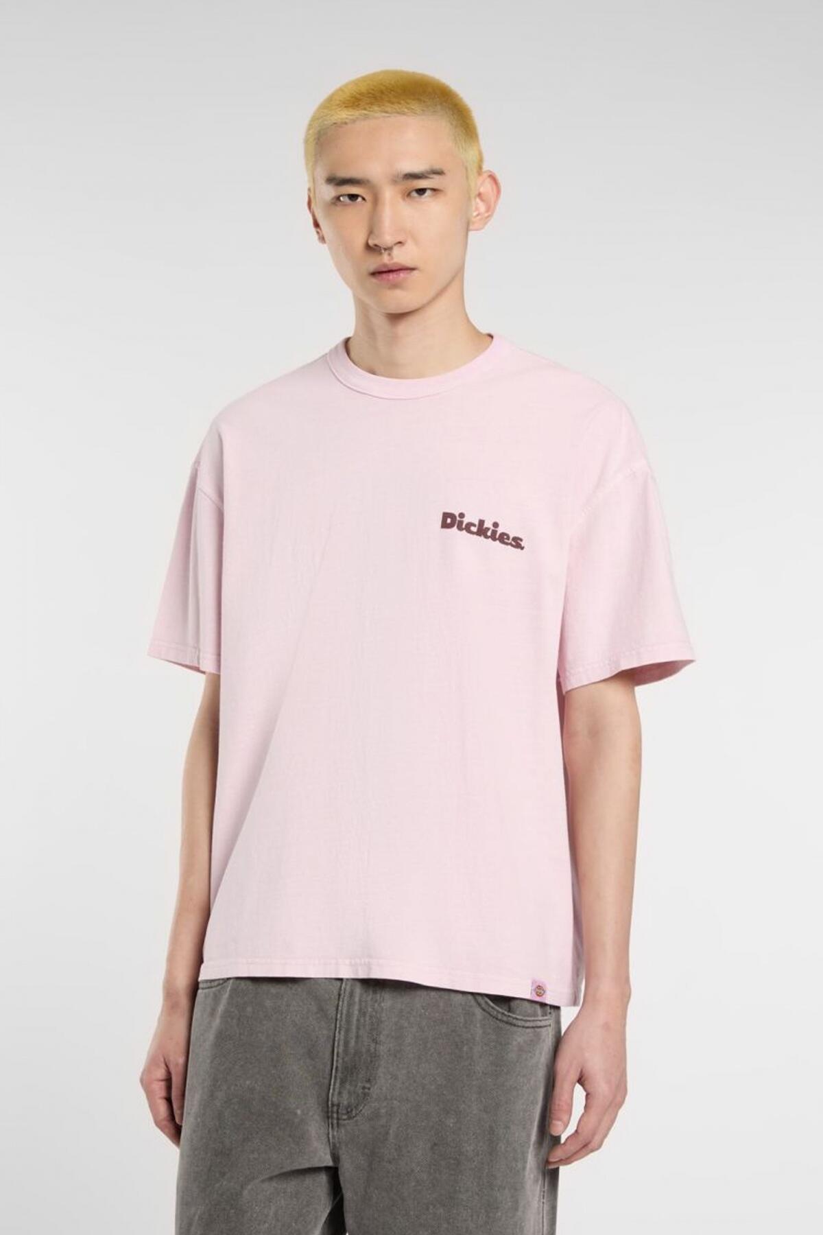 T-shirt Dickies Model Slayden Gd Tee Kleur Roze 5/5