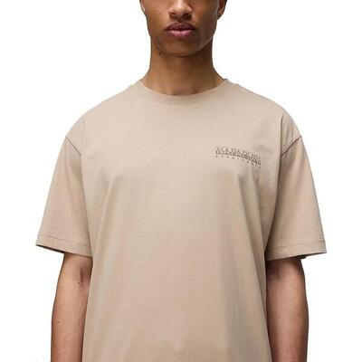 T-shirt napapijri model s-albula kleur beige
