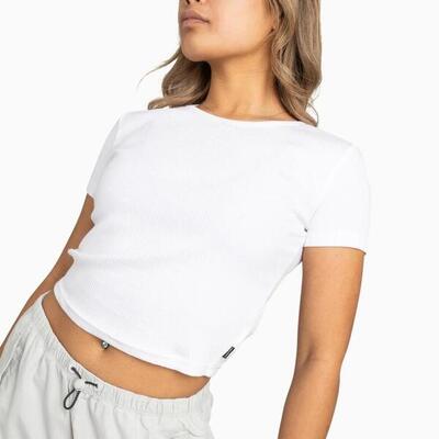 T-shirt converse model womens converse ribbed slim kleur groen