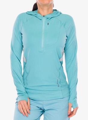 Dames trekkingtrui black diamond alpenglow pro hoody