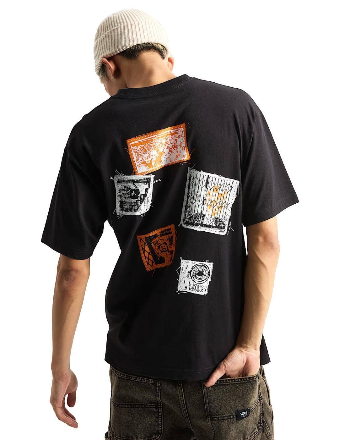 Maglietta da uomo Vans Punk patch nera 4/4