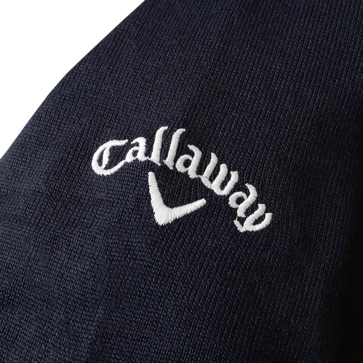 Maglia da golf da uomo Callaway Windstopper con cerniera a 1/4, colore blu navy. 3/6
