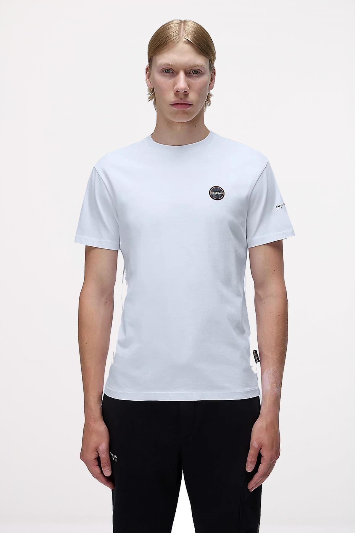 Camisetas Hombre Napapijri Badge 5/5