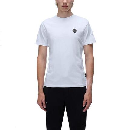 T-shirt Napapijri Model Badge Kleur Wit