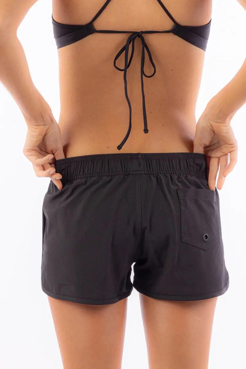 Dames Zwemshort 3" comfortabel en duurzaam 4/5
