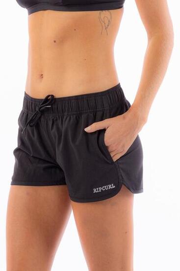 Short de Bain Femme 3" confortable et durable Noir