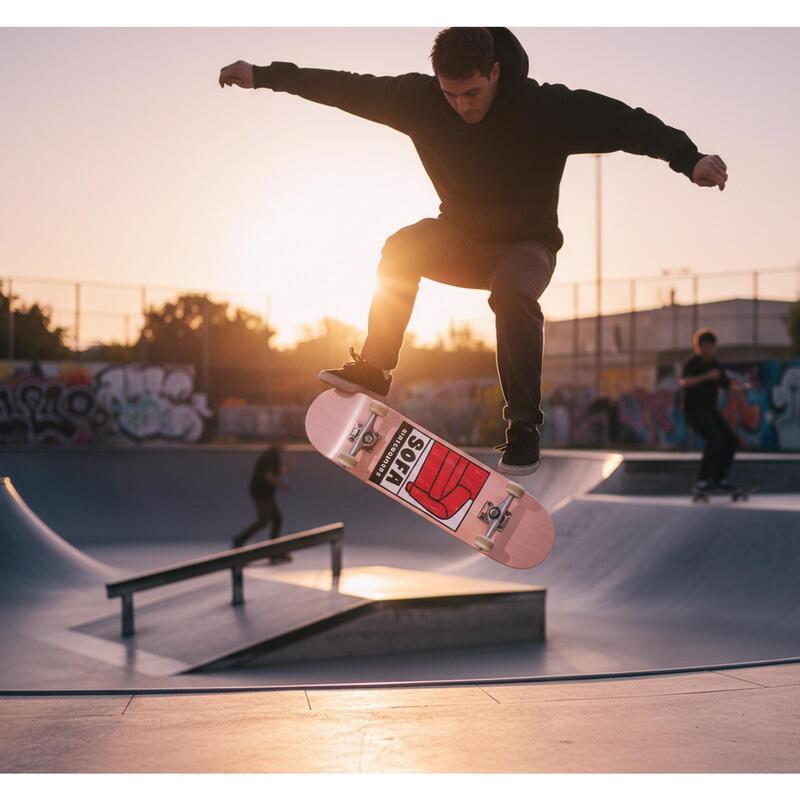 Deck Misc-4 8.375 - Rou - Sofa Skateboards Placă Misc-4 8.375 - Rou - Skateboard