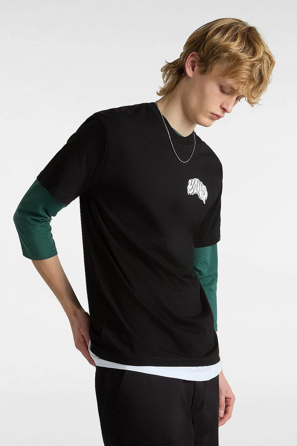 T-shirt Vans Modèle Prowler Ss Couleur Noir 5/5
