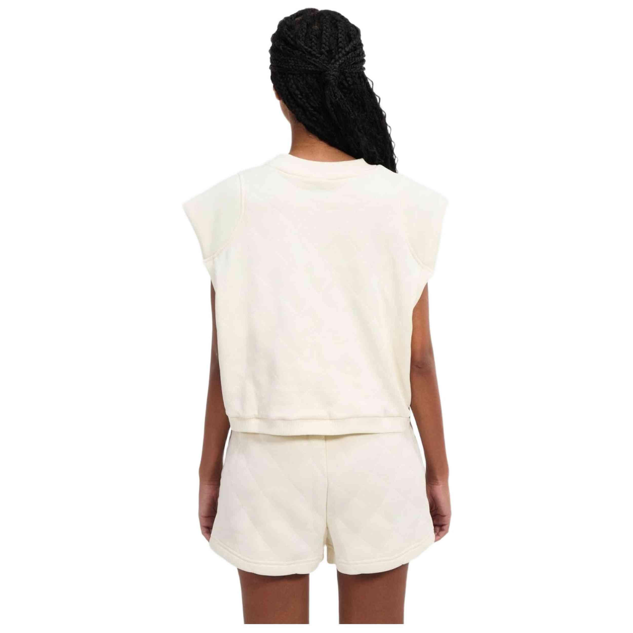 Sweat-shirt Ellesse Modèle Vale Top Couleur Blanc 3/5