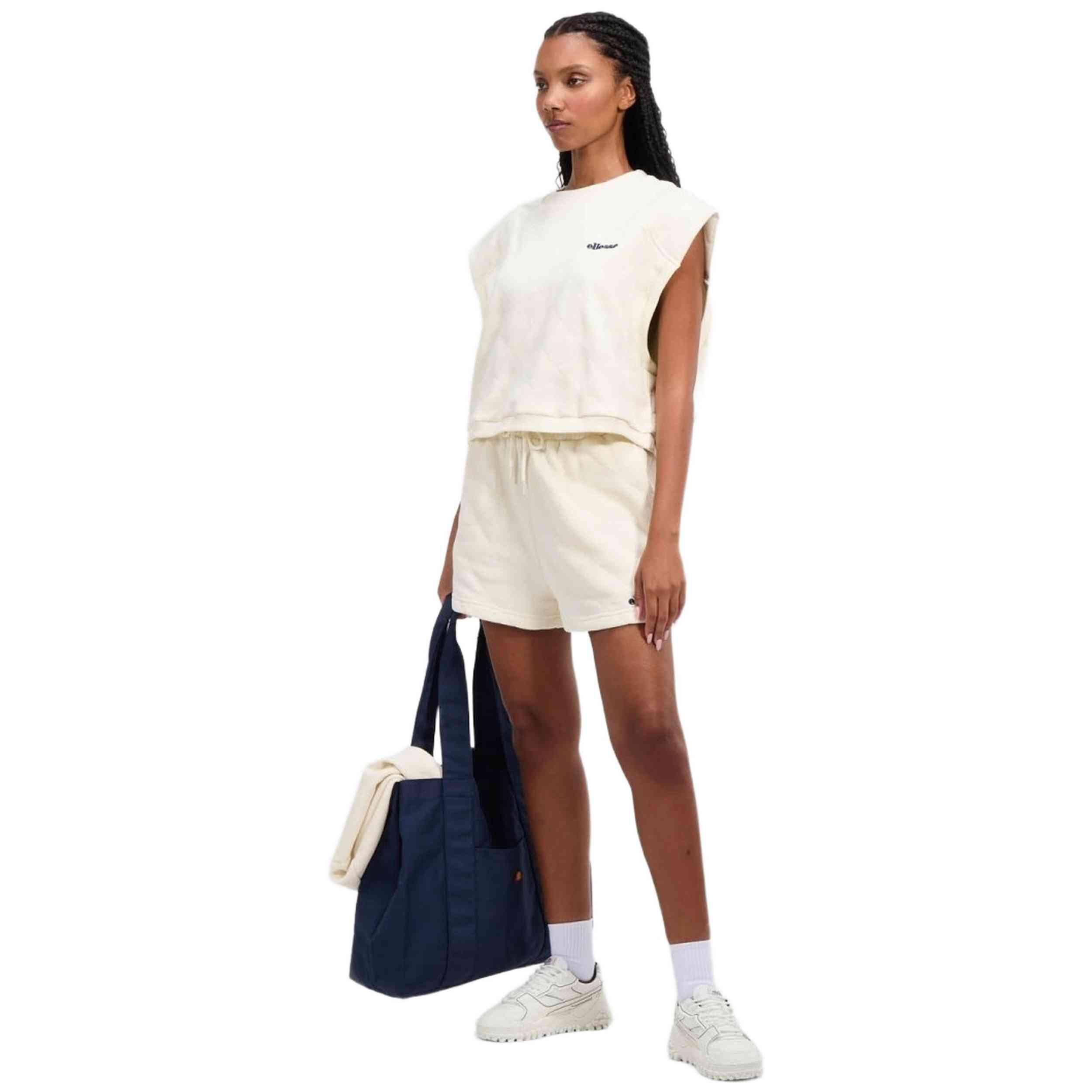 Sweat-shirt Ellesse Modèle Vale Top Couleur Blanc 2/5