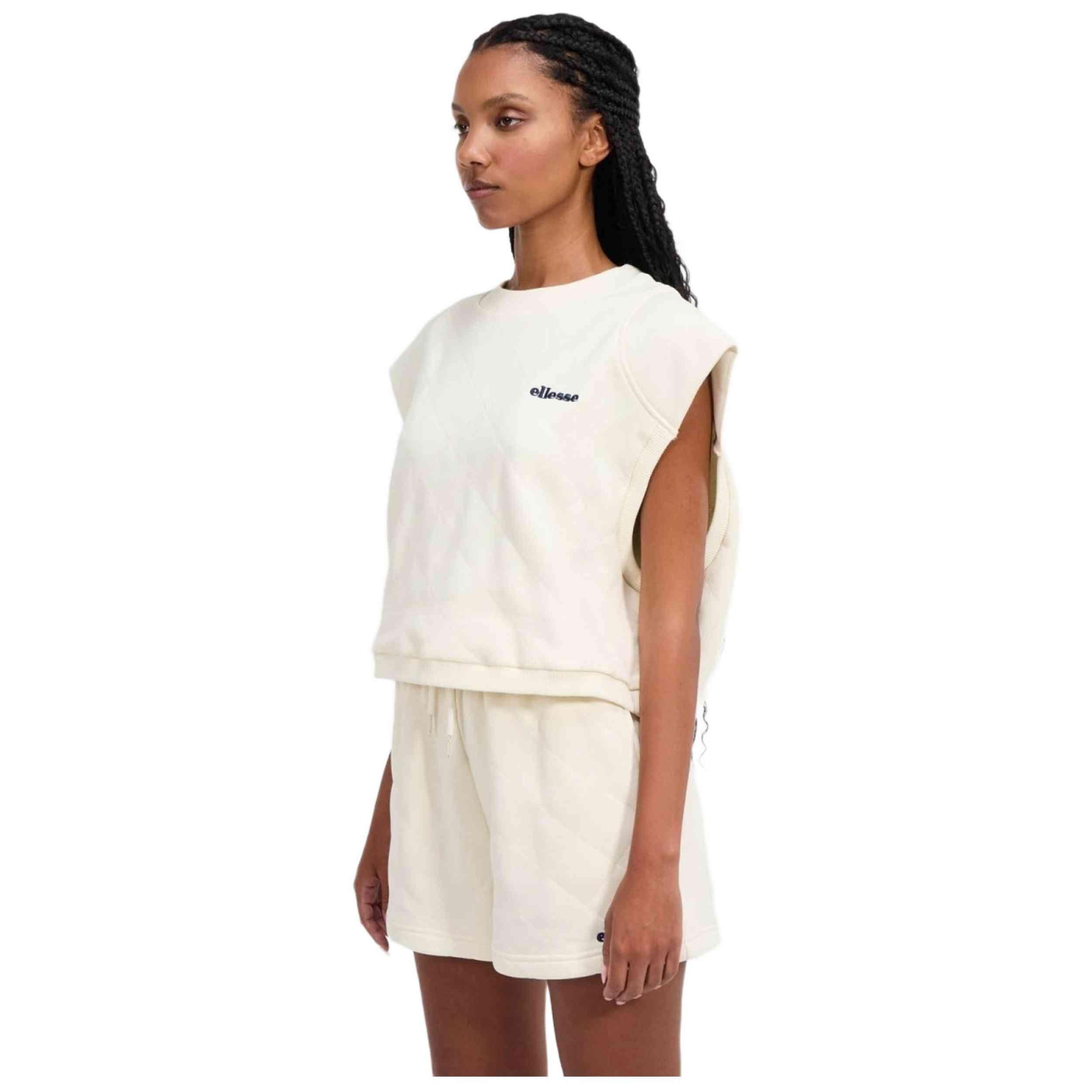 Sweat-shirt Ellesse Modèle Vale Top Couleur Blanc 5/5