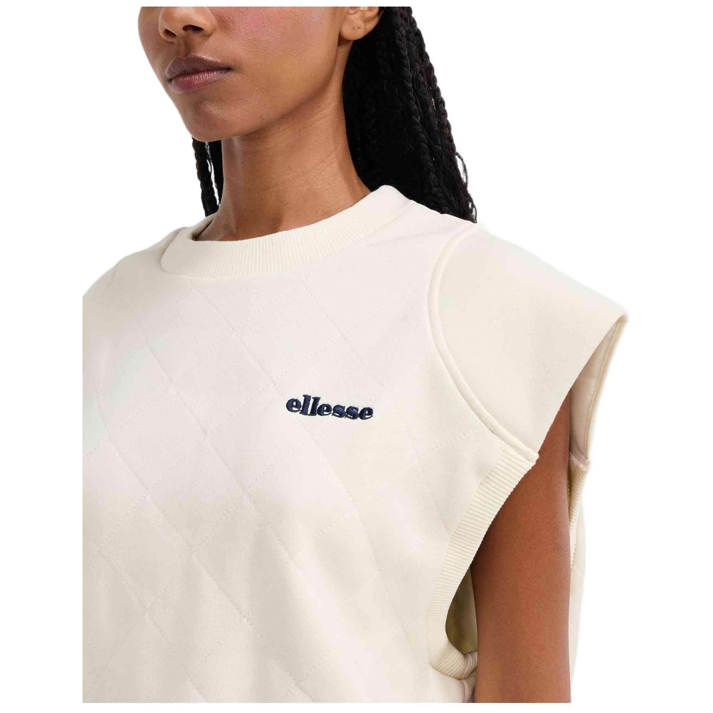 Sweat-shirt Ellesse Modèle Vale Top Couleur Blanc 4/5