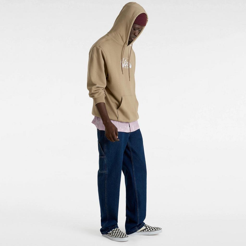 Bluza polarowa VANS GLOBAL LINE LOOSE PO Brązowy 3/5