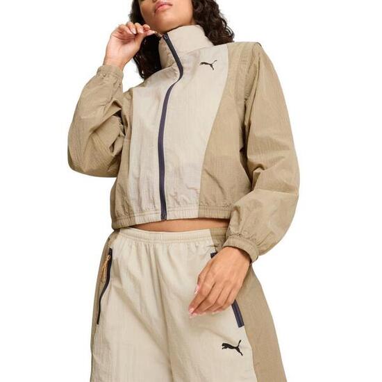 Sweat-shirt Puma Modèle Dare To Modular Couleur Marron