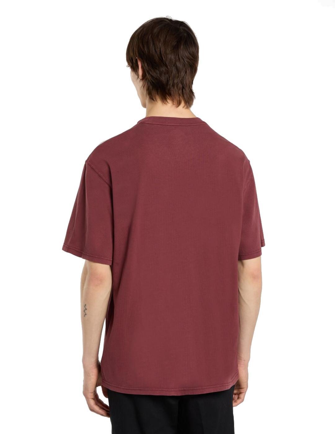 T-shirt Bordeaux Homme Dickies Plentywood 4/5