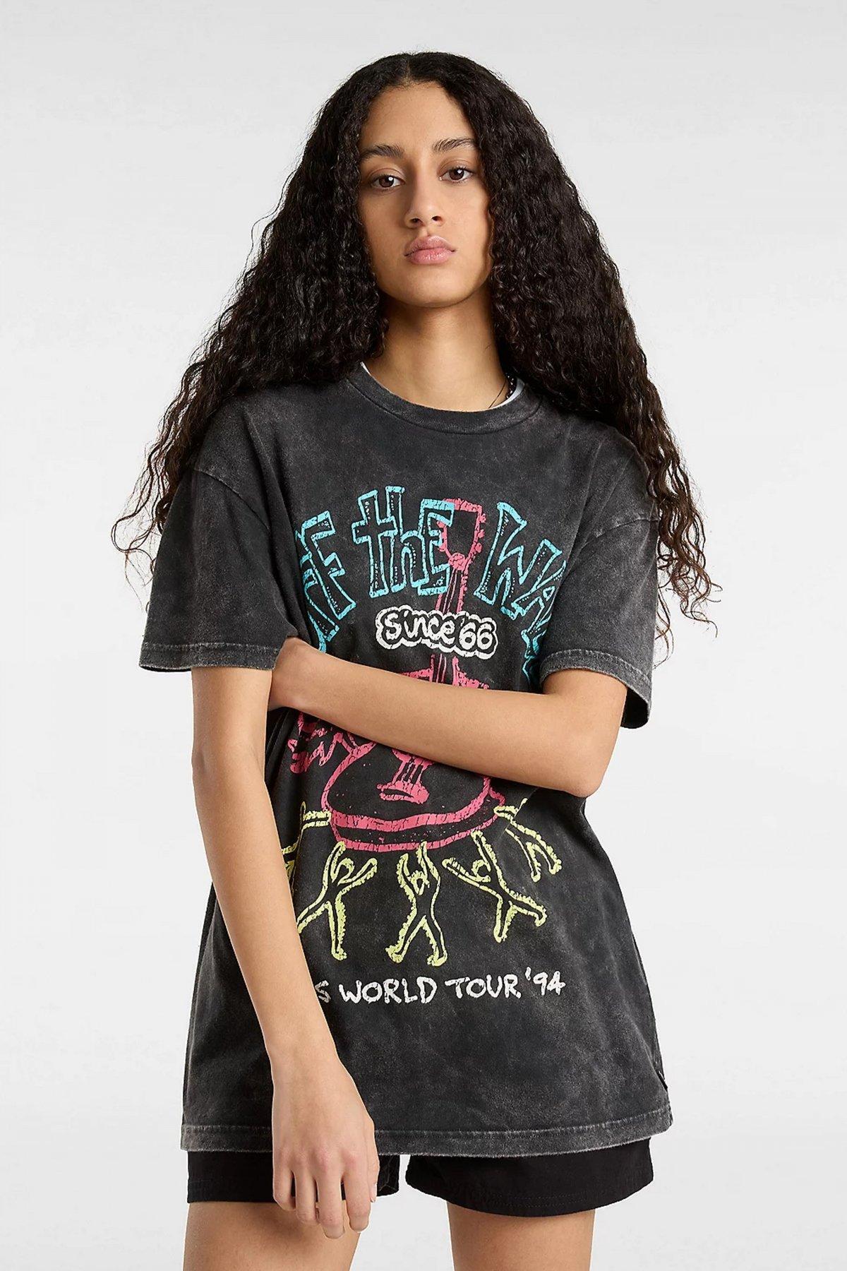 T-shirt Vans Modèle Guitar Solo Oversized Couleur Noir 5/5