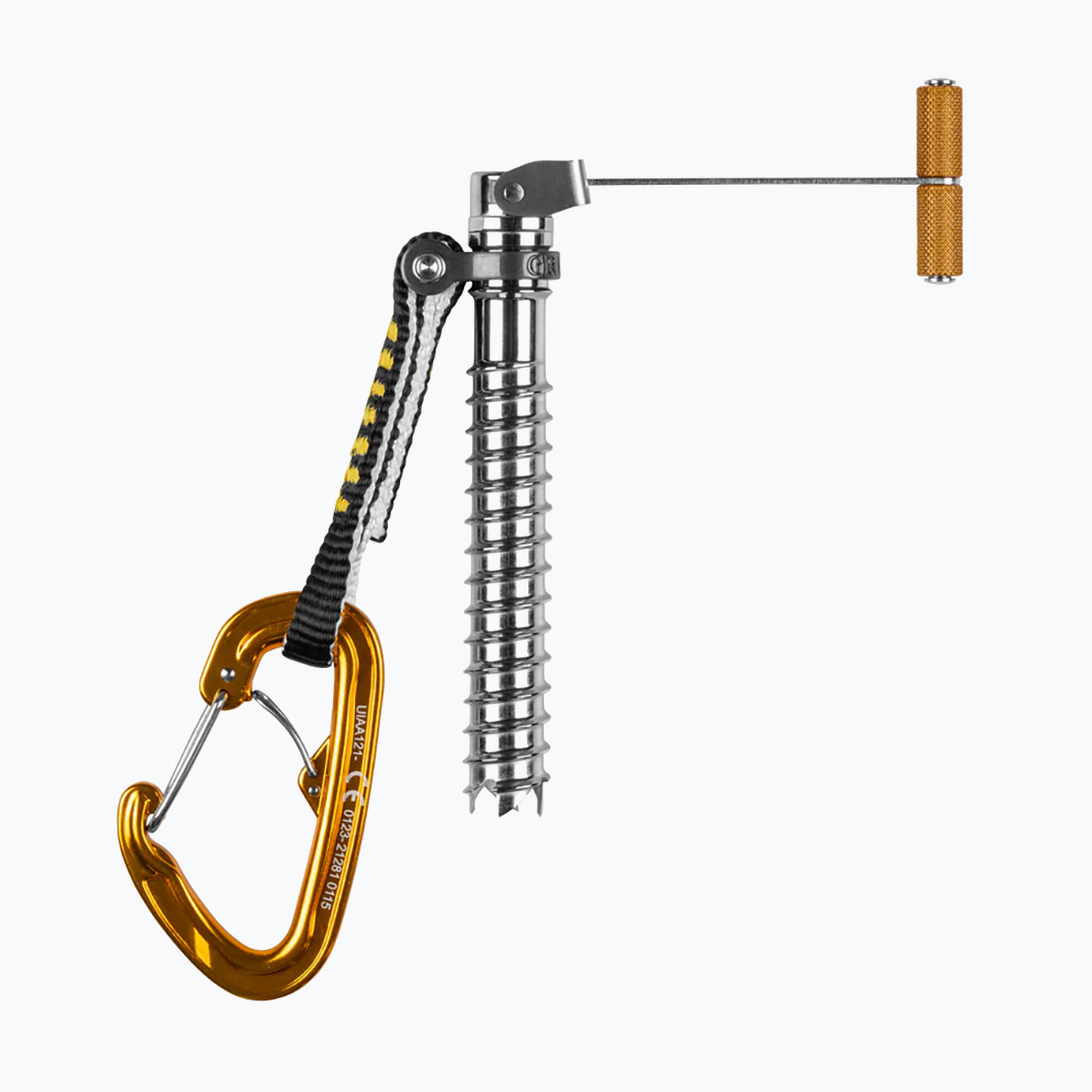 Vis à glace Grivel 720 Speedy 13 cm acier sans tête pliable Speedy System 2/5