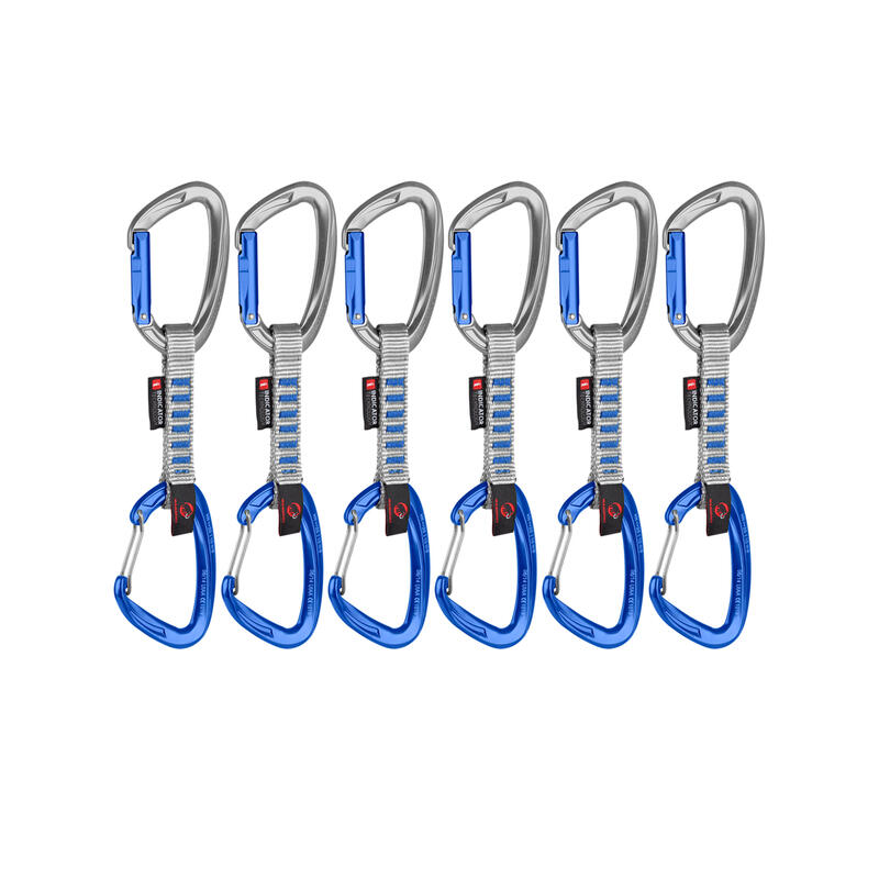 Set de expres Mammut Crag Keylock Wire 10 cm Indicator Quickdraws 6