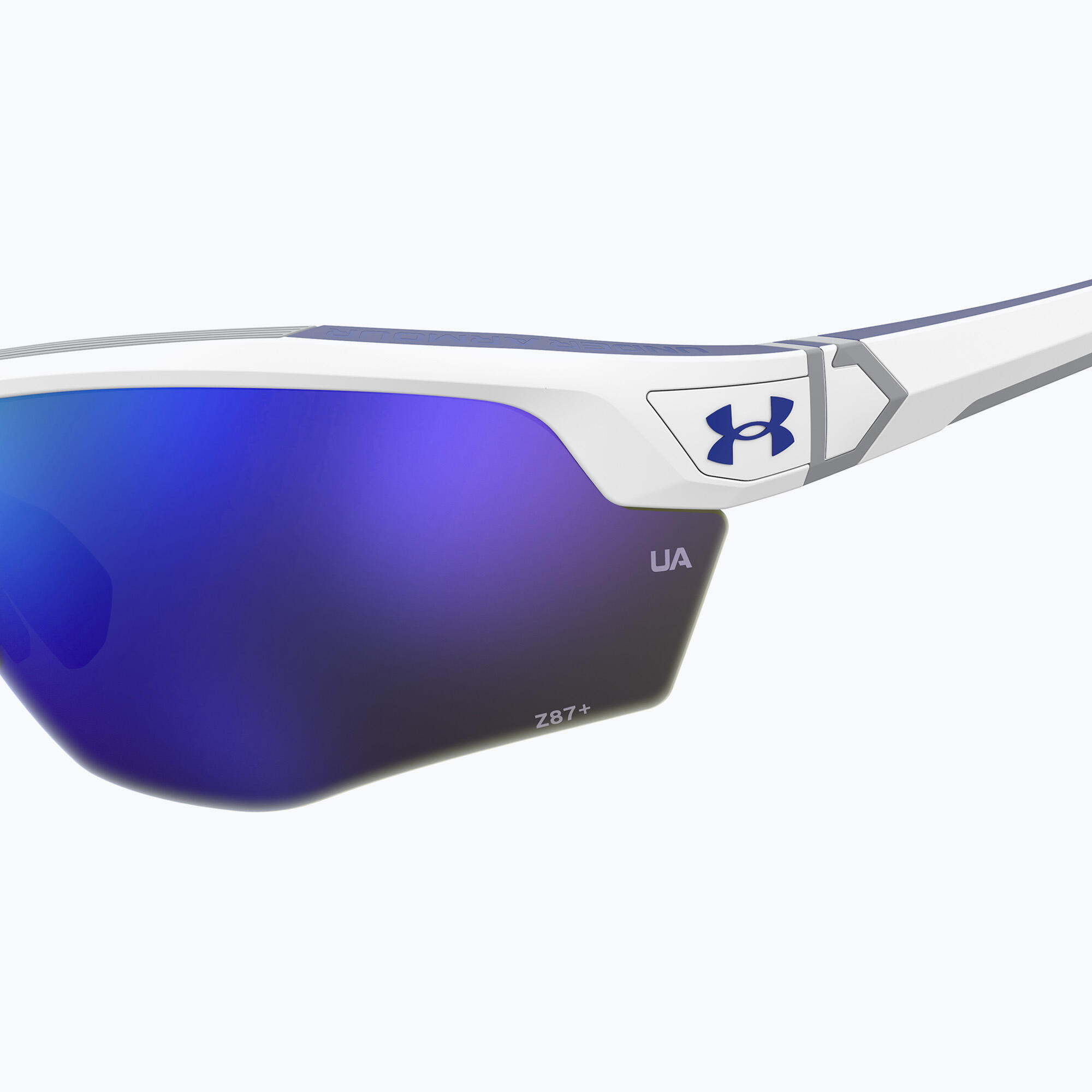 Lunettes de soleil Under Armour YARD DL WWK Blanc / Gris 7/7