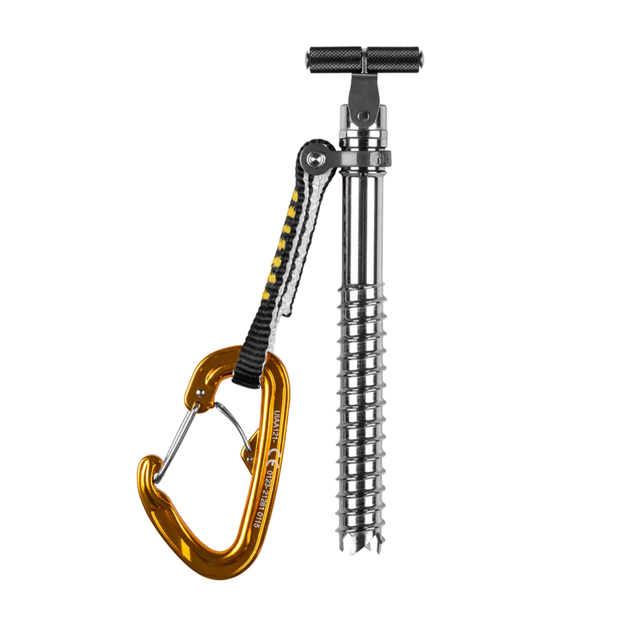 Vis de glace Grivel 720 SPEEDY 16 cm acier poignée pliable système Speedy 5/5