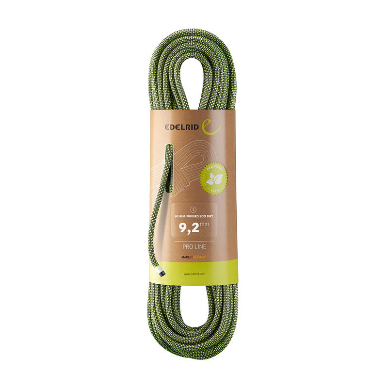 Lina dynamiczna Hummingbird Eco Dry 9,2mm 70m - Night - Citrus
