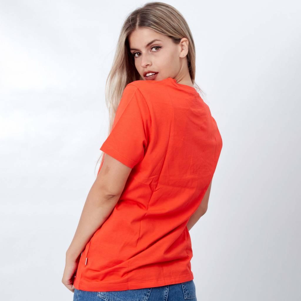 T-shirt Vans Modèle Brand Striper Bf Couleur Orange 3/5