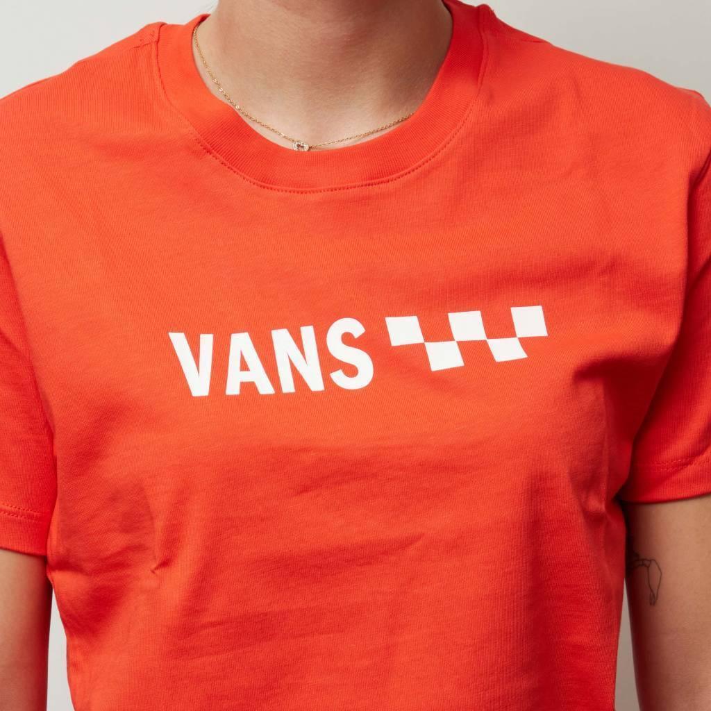 T-shirt Vans Modèle Brand Striper Bf Couleur Orange 5/5
