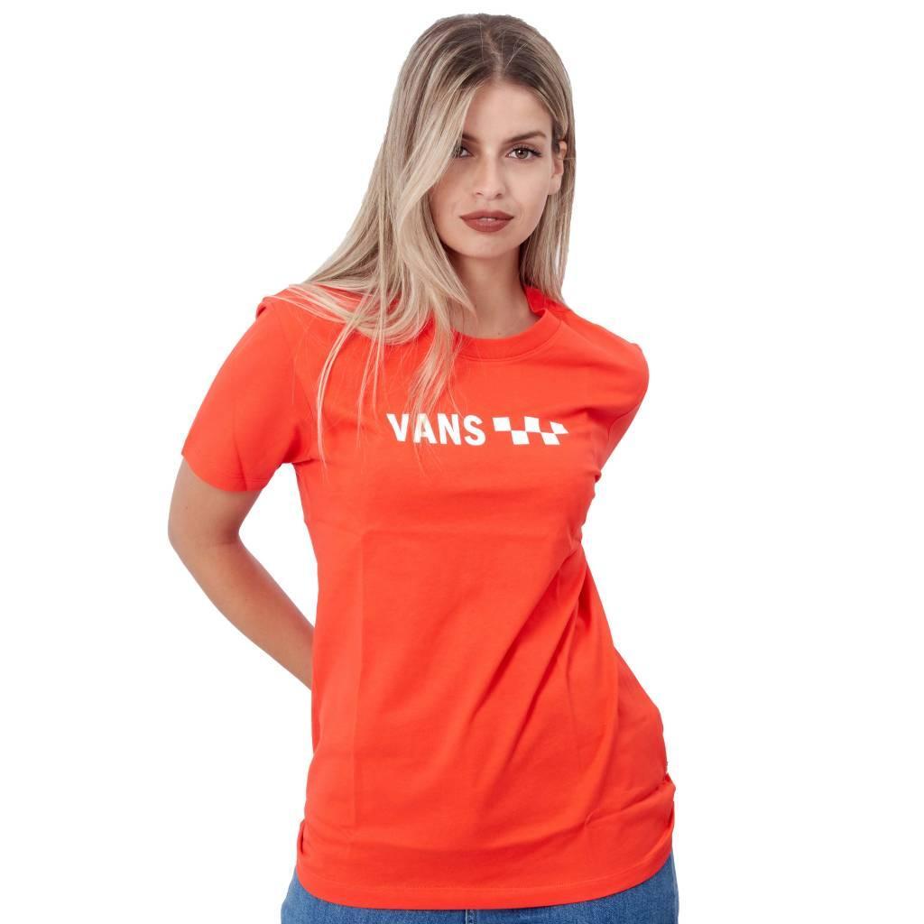 T-shirt Vans Modèle Brand Striper Bf Couleur Orange 1/5