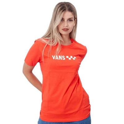 T-shirt vans model brand striper bf kleur oranje