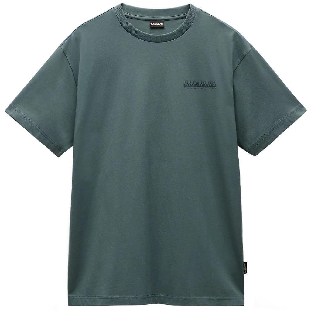 T-shirt Napapijri Modell Albula Farbe Grün 2/5