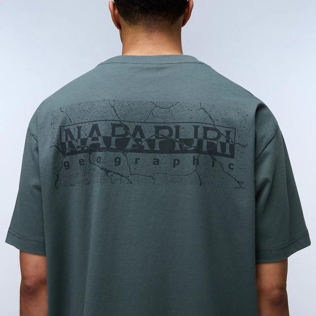 T-shirt Napapijri Modell Albula Farbe Grün 4/5