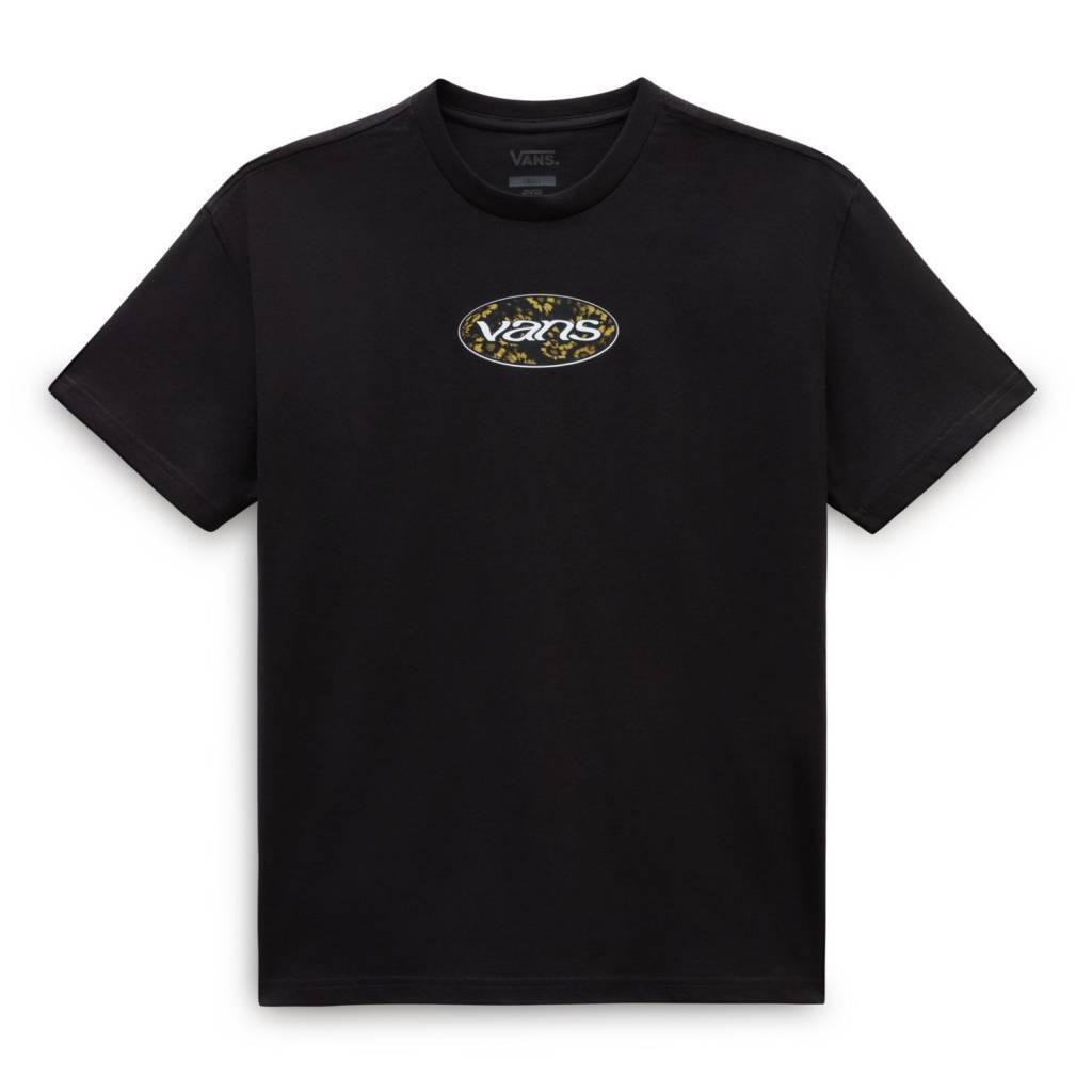 T-shirt Vans Model Og Oval Bloom Kleur Zwart 2/5