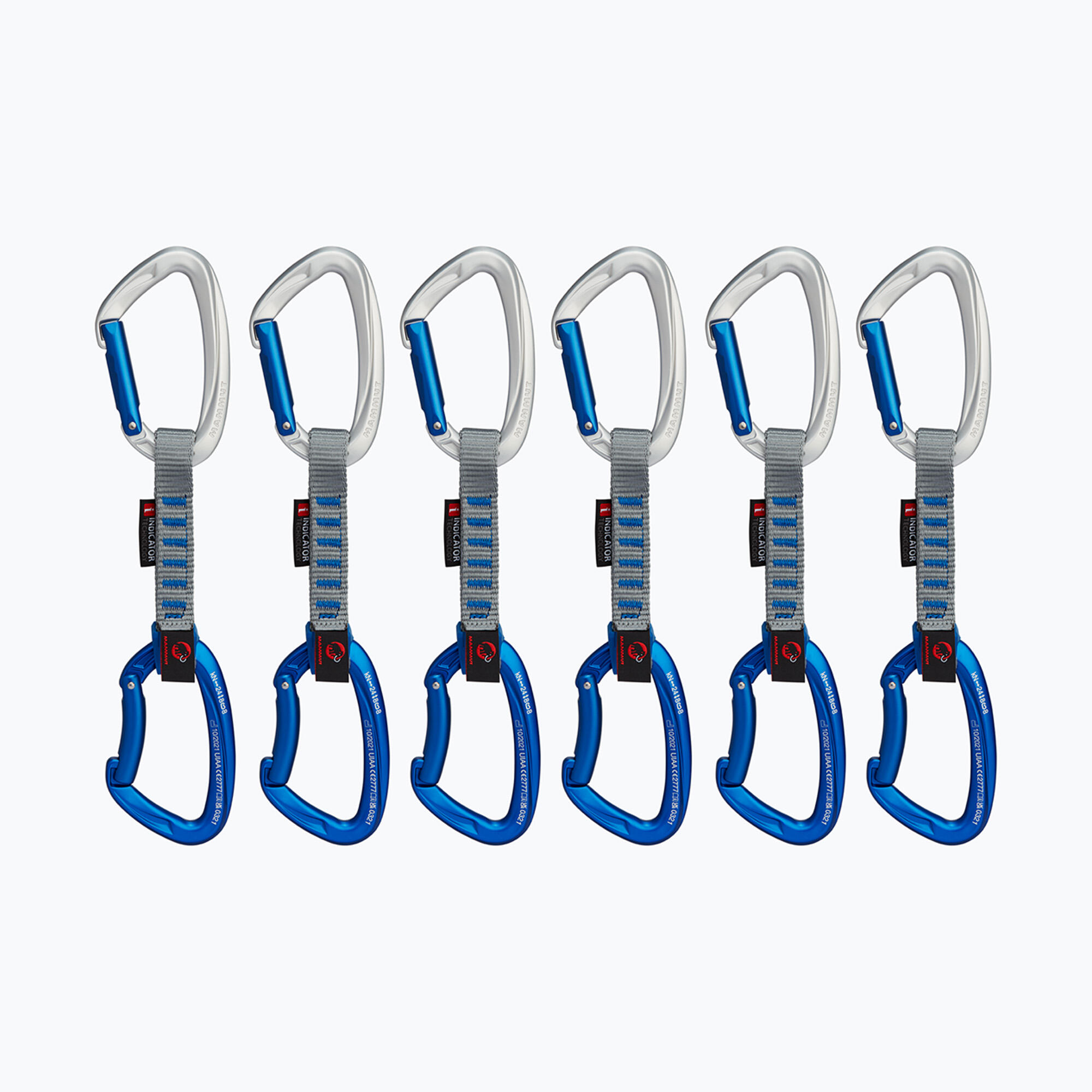 Set de ancore rapide Mammut Crag Keylock Indicator 6