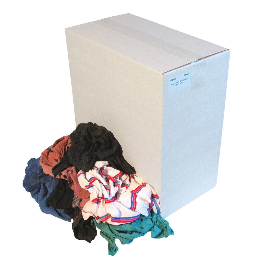 Euro recycled cleaning cloths 10 kg - Blue