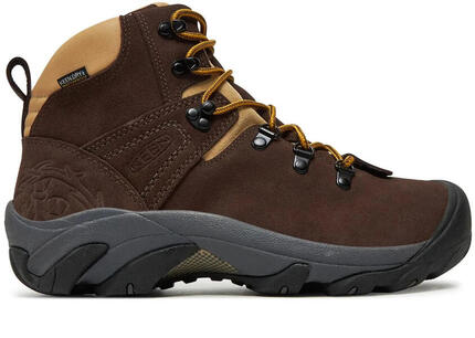 Chaussures en cuir pour hommes Keen Men Pyrenees Mountain Research Marron