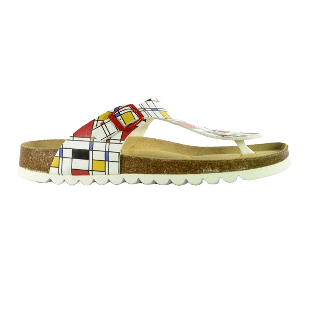 Sanosan Womens/Ladies Genve Colour Block Leather Sandals