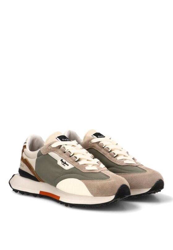 Deportivas Casual Hombre Suela Plana - Modelo Pms600023 Beige 2/6